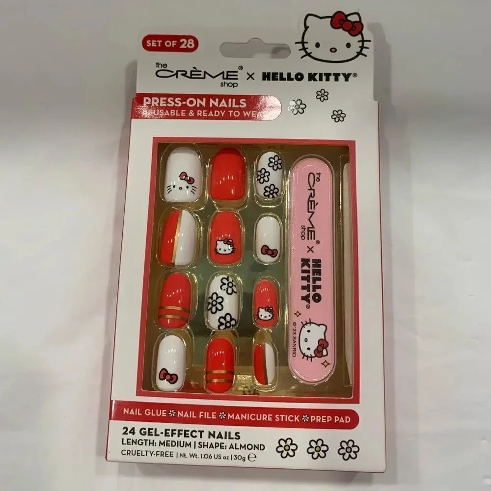 Hello Kitty Press - On Nails Reusable And Ready To Wear